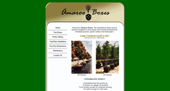 Desktop Screenshot of amarootreeboxes.com